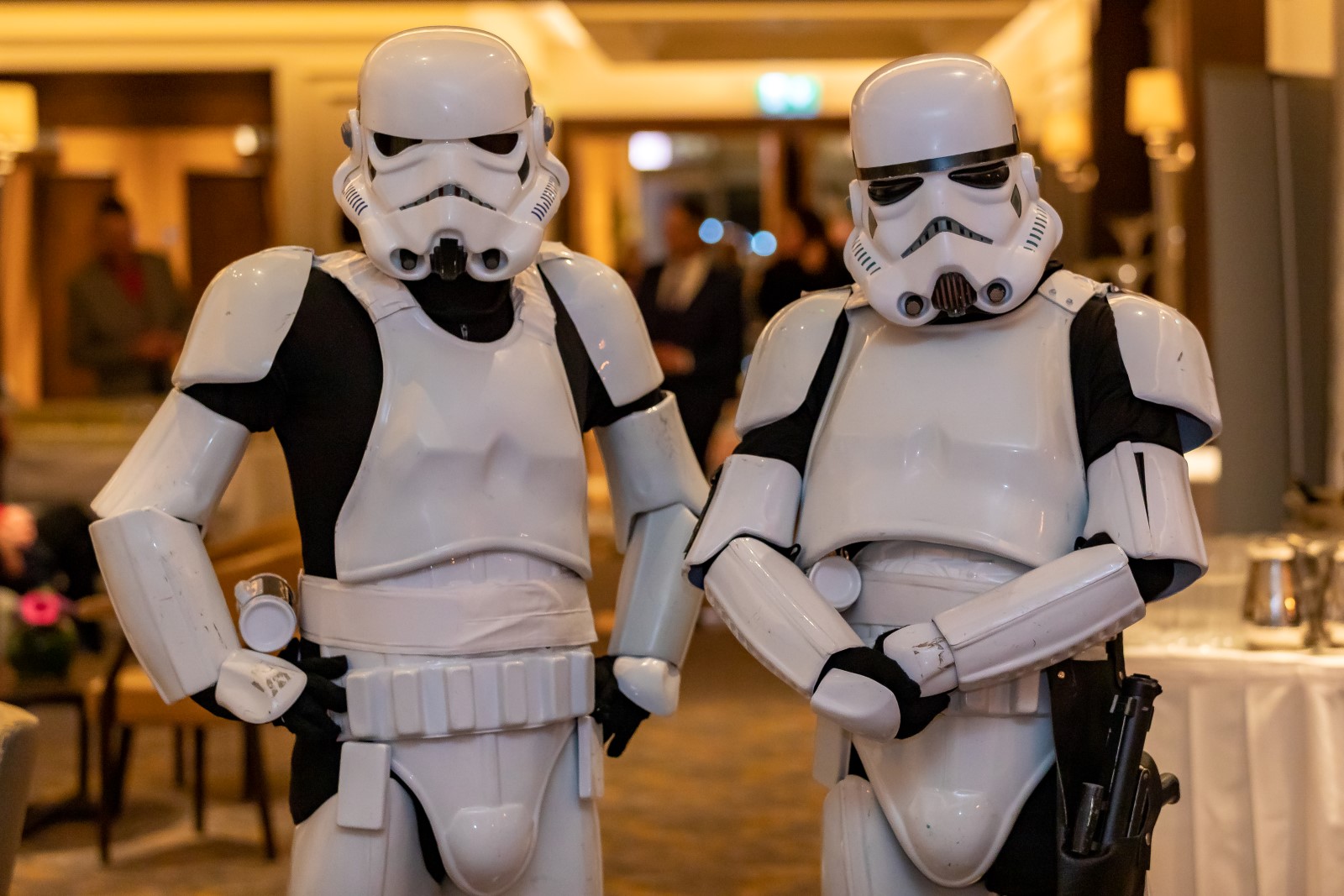 Keeping the peace in this Galaxy, Stormtroopers pictured at the Mullingar International Film Festival.